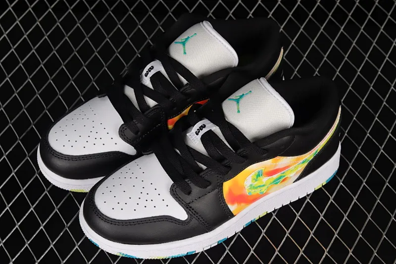 All categories Air Jordan Jordan series basketball shoes Air Jordan 1 Low Z version Air Jordan 1 Low AJ1 Joe 1 black orange green sports culture basketball shoes DJ6252-038
